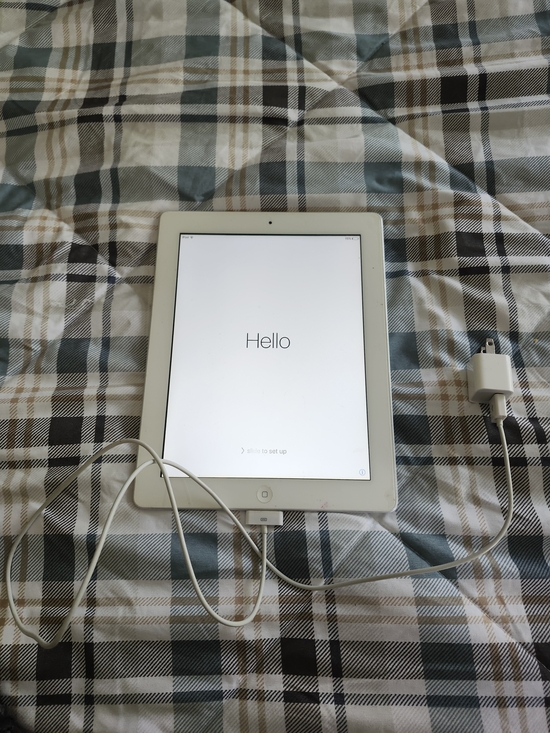Apple Other - Apple Sliver iPad Tablet with Charger and Cable